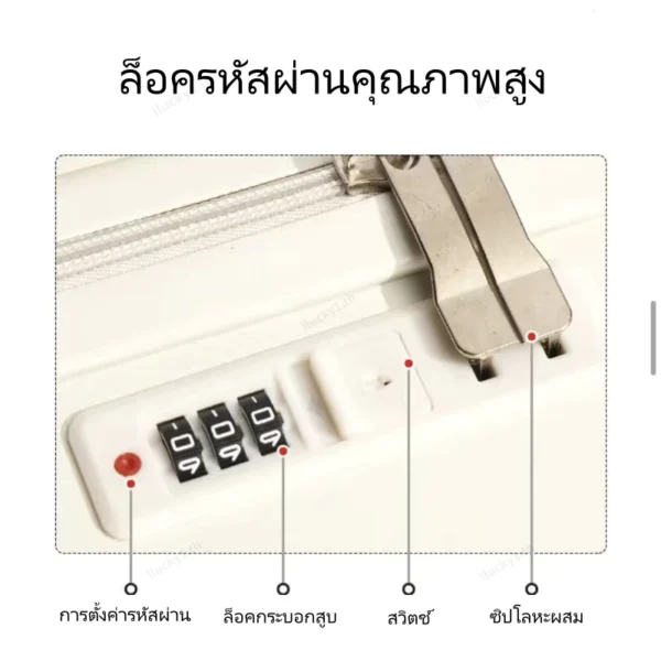 กระเป๋าเดินทางล้อลาก 20 ชาร์จ USB ได้ - Image 3